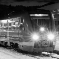 VT 612 im Winter bereit zur Abfahrt - copyright Deutsche Bahn AG